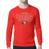 San Francisco 49ers Starter Team Track Graphic Long Sleeve T-Shirt Scarlet - NFL