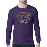 Baltimore Ravens Starter Team Track Graphic Long Sleeve T-Shirt Purple - NFL