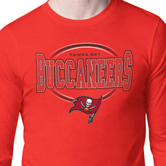 Tampa Bay Buccaneers Starter Team Track Graphic Long Sleeve T-Shirt Red - NFL