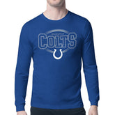 Indianapolis Colts Starter Team Track Graphic Long Sleeve T-Shirt Royal - NFL