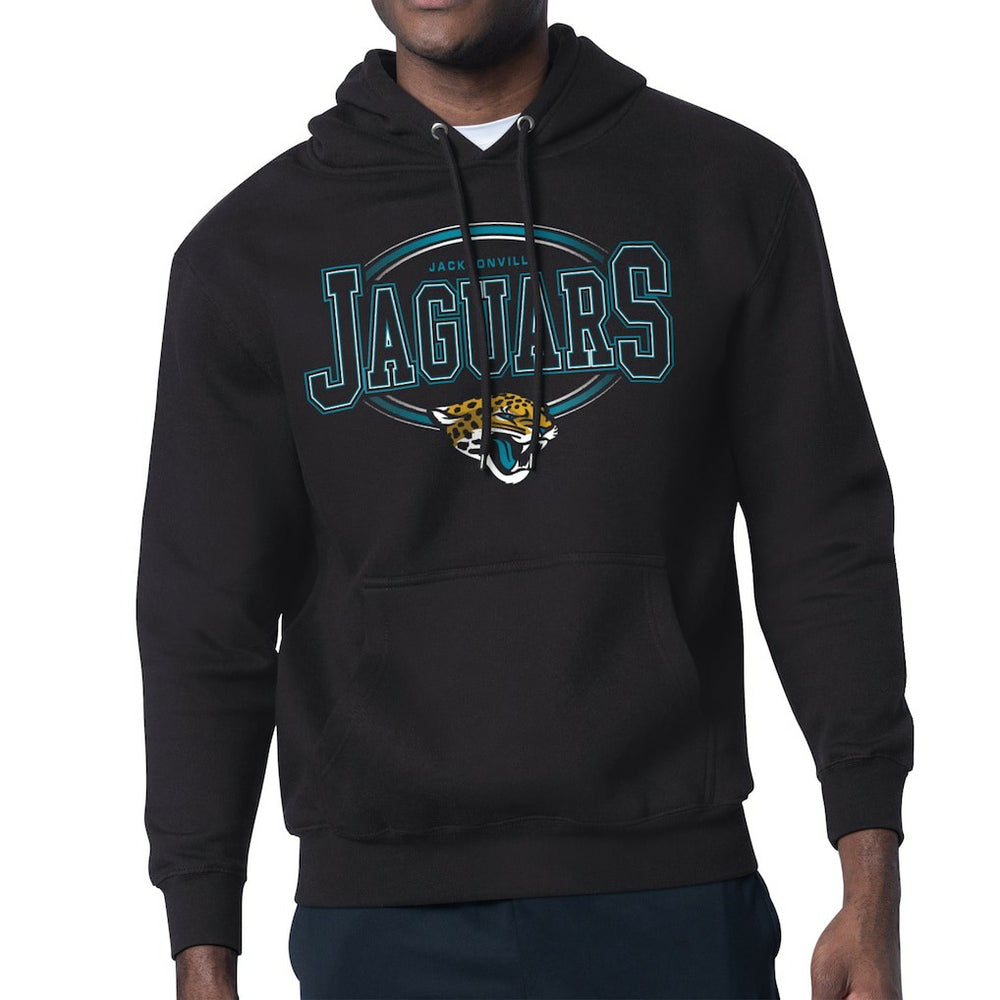 Jacksonville Jaguars Starter Team Track Graphic Pullover Hoodie Black - NFL