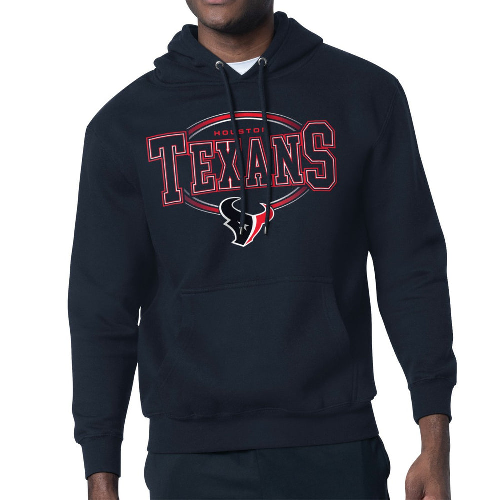 Houston Texans Starter Team Track Graphic Pullover Hoodie Navy - NFL