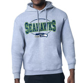 Seattle Seahawks Starter Team Track Graphic Pullover Hoodie Heather Gray - NFL