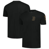 Boston Red Sox New Era Bronze Logo with Cross Bats Established T-Shirt Clearance