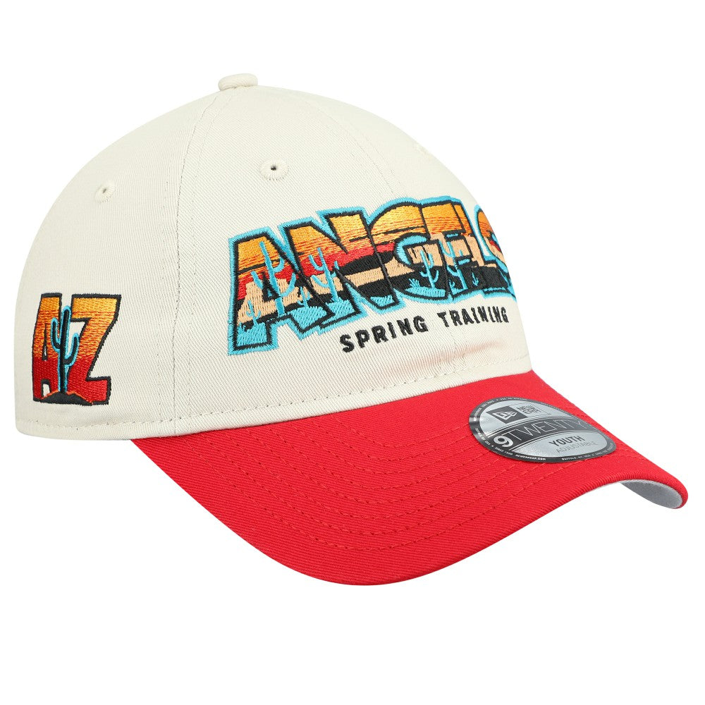 Los Angeles Angels New Era Youth 2026 Spring Training Fan Pack Batter 9TWENTY Adjustable Hat Sale