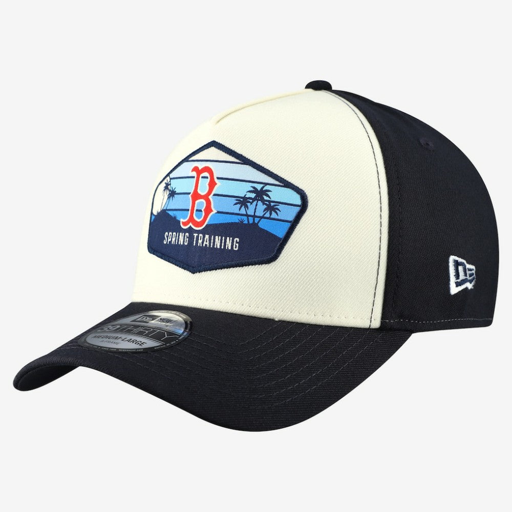 Boston Red Sox New Era 2026 Spring Training Fan Pack Gradient 39THIRTY Flex Hat Lifestyle