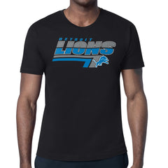 Detroit Lions Starter Logo Push Graphic T-Shirt Black - NFL