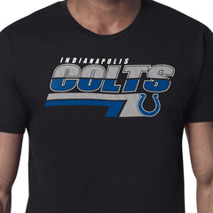 Indianapolis Colts Starter Logo Push Graphic T-Shirt Black - NFL