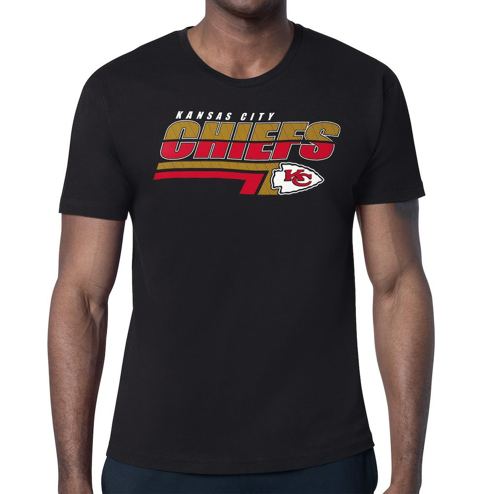 Kansas City Chiefs Starter Logo Push Graphic T-Shirt Black - NFL