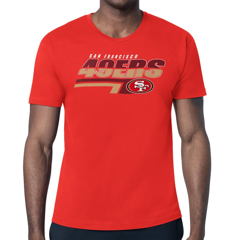San Francisco 49ers Starter Logo Push Graphic T-Shirt Scarlet - NFL