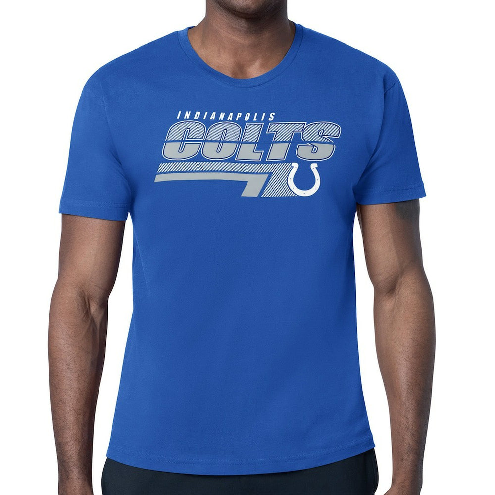 Indianapolis Colts Starter Logo Push Graphic T-Shirt Royal - NFL