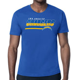 Los Angeles Chargers Starter Logo Push Graphic T-Shirt Royal - NFL