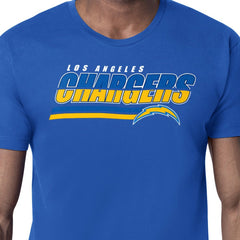 Los Angeles Chargers Starter Logo Push Graphic T-Shirt Royal - NFL