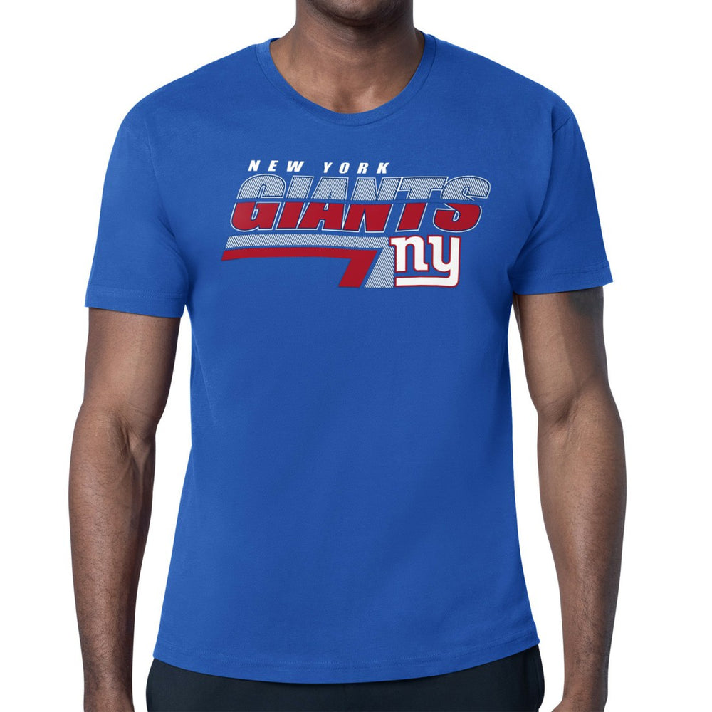 New York Giants Starter Logo Push Graphic T-Shirt Royal - NFL