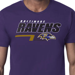 Baltimore Ravens Starter Logo Push Graphic T-Shirt Purple - NFL