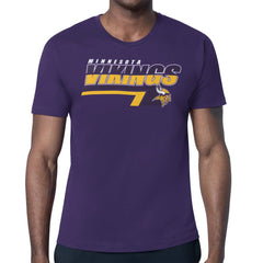Minnesota Vikings Starter Logo Push Graphic T-Shirt Purple - NFL