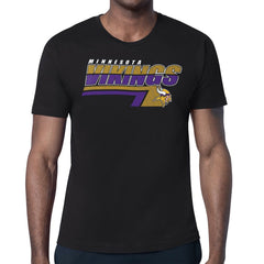 Minnesota Vikings Starter Logo Push Graphic T-Shirt Black - NFL