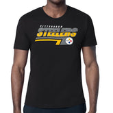 Pittsburgh Steelers Starter Logo Push Graphic T-Shirt Black - NFL