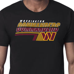 Washington Commanders Starter Logo Push Graphic T-Shirt Black - NFL