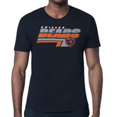 Chicago Bears Starter Logo Push Graphic T-Shirt Navy - NFL