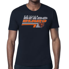 Chicago Bears Starter Logo Push Graphic T-Shirt Navy - NFL