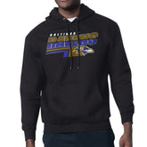 Baltimore Ravens Starter Logo Push Graphic Hoodie Black - NFL