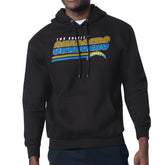 Los Angeles Chargers Starter Logo Push Graphic Hoodie Black - NFL