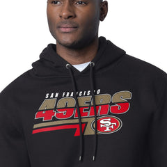 San Francisco 49ers Starter Logo Push Graphic Hoodie Black - NFL