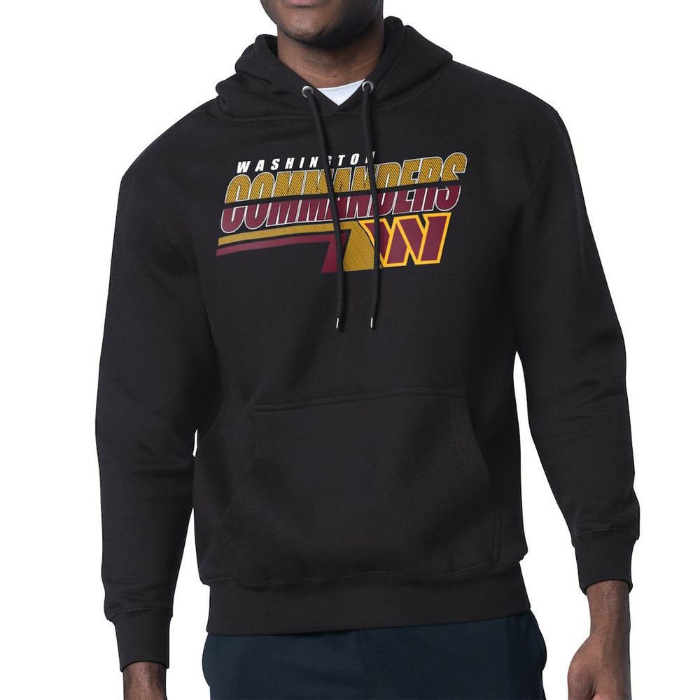 Washington Commanders Starter Logo Push Graphic Hoodie Black - NFL