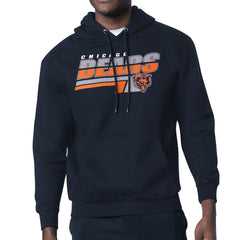 Chicago Bears Starter Logo Push Graphic Hoodie Navy - NFL