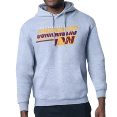 Washington Commanders Starter Logo Push Graphic Hoodie Heather Gray - NFL