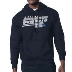 Dallas Cowboys Starter Logo Push Graphic Hoodie Navy - NFL