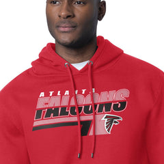Atlanta Falcons Starter Logo Push Graphic Hoodie Red - NFL