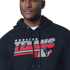 Houston Texans Starter Logo Push Graphic Hoodie Navy - NFL