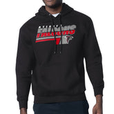 Atlanta Falcons Starter Logo Push Graphic Hoodie Black - NFL