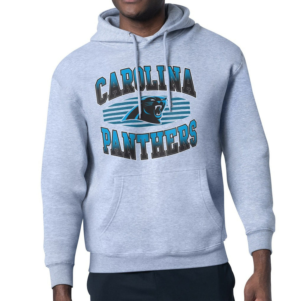 Carolina Panthers Starter Team Grit Graphic Hoodie Heather Gray - NFL