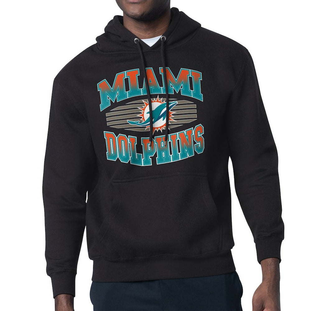 Miami Dolphins Starter Team Grit Graphic Hoodie Black - NFL