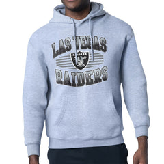 Las Vegas Raiders Starter Team Grit Graphic Hoodie Heather Gray - NFL
