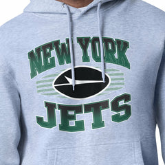New York Jets Starter Team Grit Graphic Hoodie Heather Gray - NFL