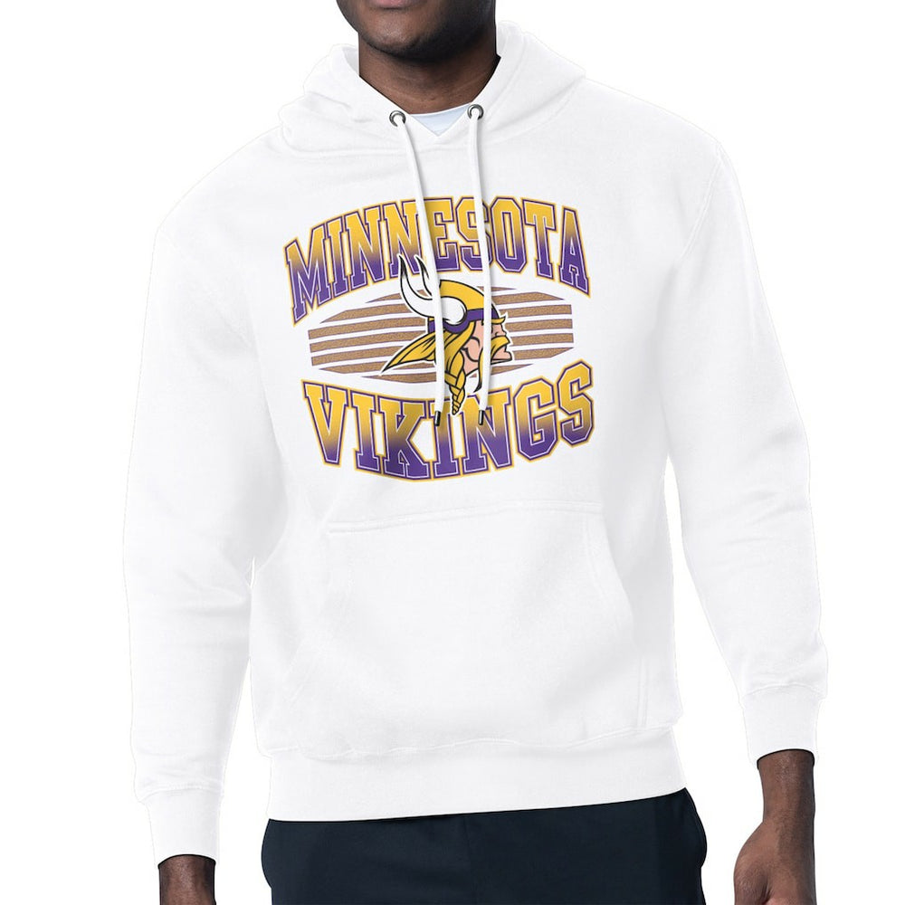 Minnesota Vikings Starter Team Grit Graphic Hoodie White - NFL