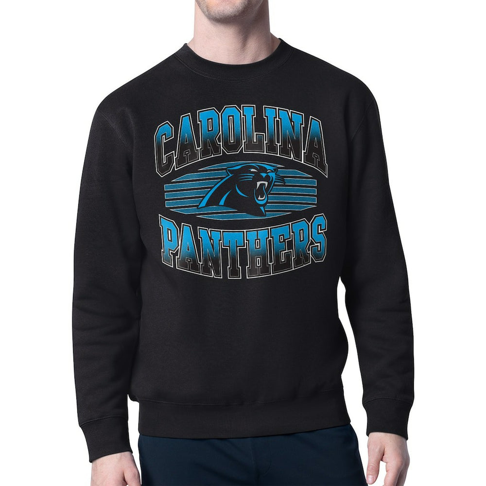 Carolina Panthers Starter Team Grit Graphic Fleece Pullover Sweatshirt Black - NFL