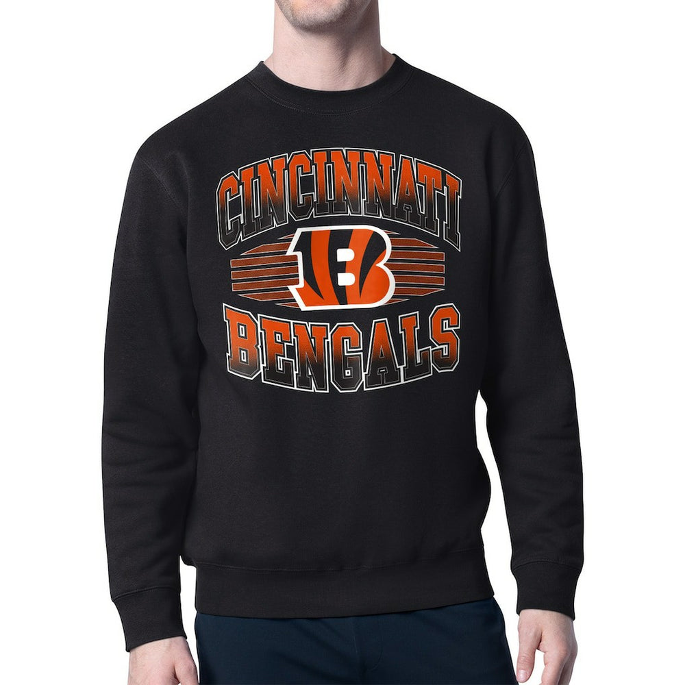 Cincinnati Bengals Starter Team Grit Graphic Fleece Pullover Sweatshirt Black - NFL