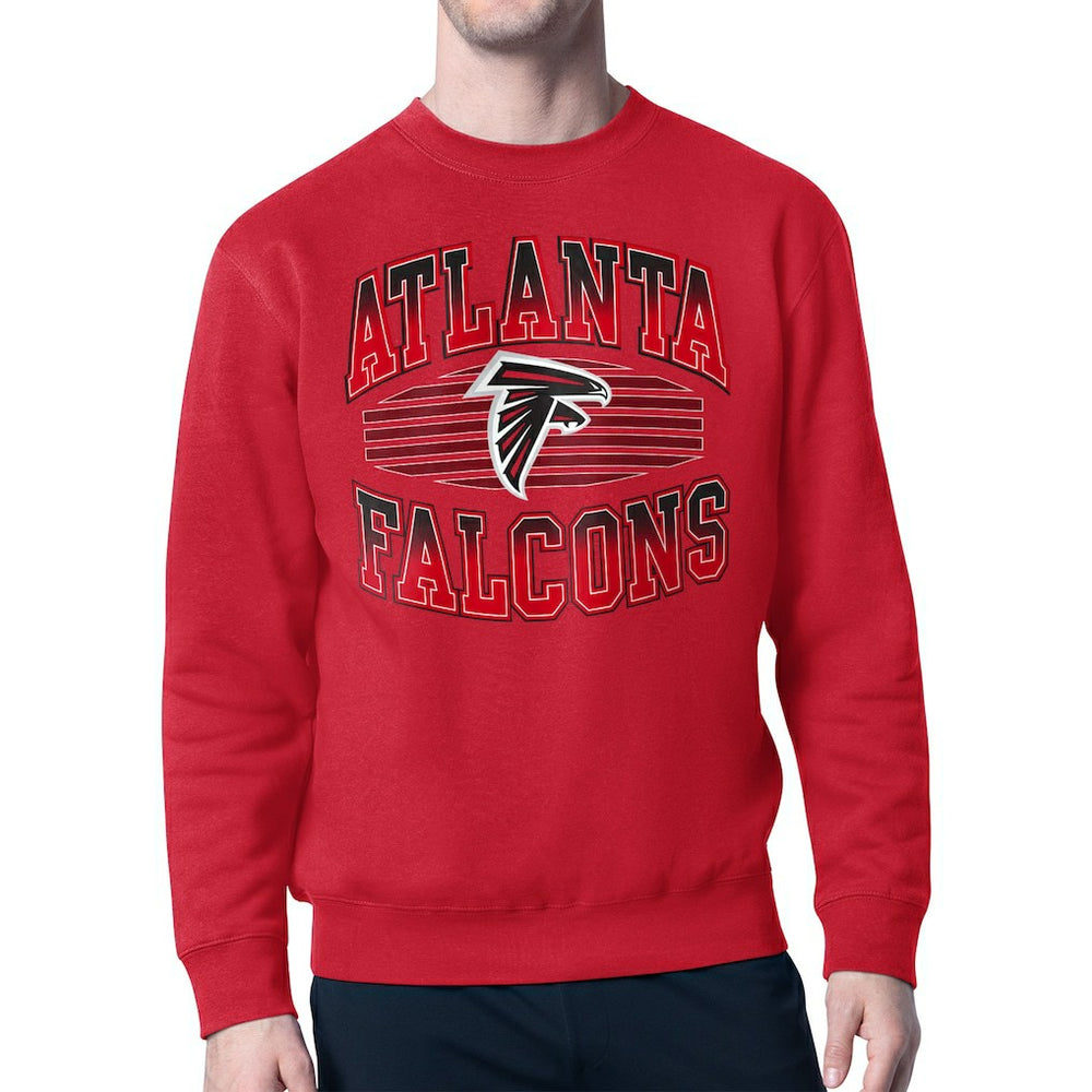 Atlanta Falcons Starter Team Grit Graphic Fleece Pullover Sweatshirt Red - NFL