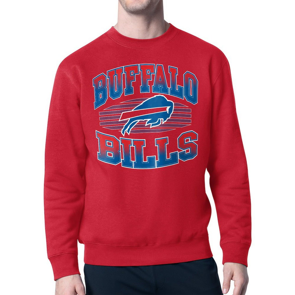 Buffalo Bills Starter Team Grit Graphic Fleece Pullover Sweatshirt Red - NFL
