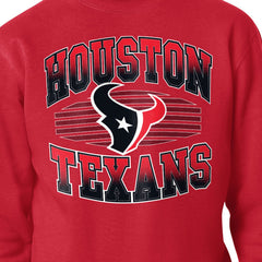 Houston Texans Starter Team Grit Graphic Fleece Pullover Sweatshirt Red - NFL