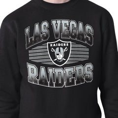 Las Vegas Raiders Starter Team Grit Graphic Fleece Pullover Sweatshirt Black - NFL
