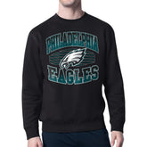 Philadelphia Eagles Starter Team Grit Graphic Fleece Pullover Sweatshirt Black - NFL