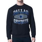 Dallas Cowboys Starter Team Grit Graphic Fleece Pullover Sweatshirt Navy - NFL