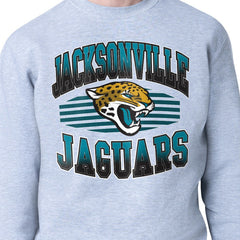 Jacksonville Jaguars Starter Team Grit Graphic Fleece Pullover Sweatshirt Heather Gray - NFL