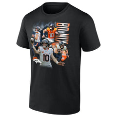 Bo Nix Denver Broncos Notorious Graphic T-Shirt Black - NFL